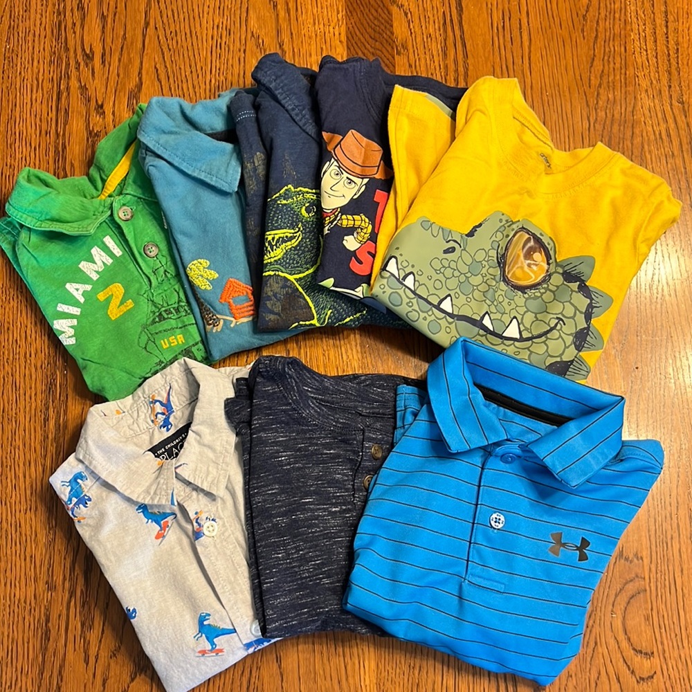 Lot of Boys 3T short sleeve shirts